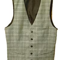 Gilet uomo H&M grigio stile principe di Galles