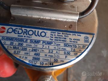 elettropompa a immersione