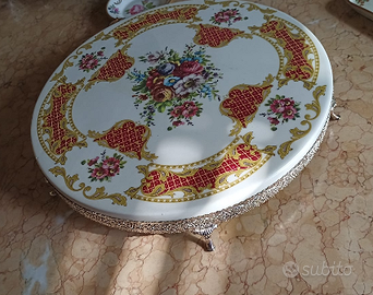 Alzata Centrotavola Vintage Porcellana