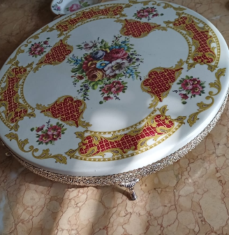 Alzata Centrotavola Vintage Porcellana