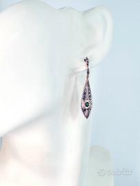 orecchino stile antico art decò 