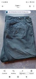 Chinos Benetton blu 46 slim