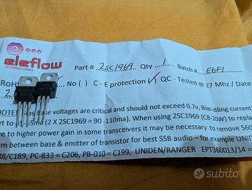 2SC1969 Transistor 