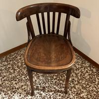 Sedia legno curvato stile thonet