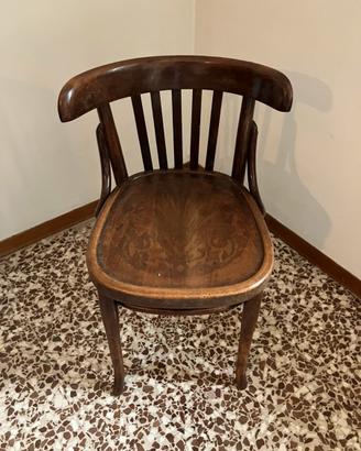 Sedia legno curvato stile thonet