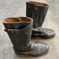 Stivali da moto in pelle neri