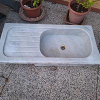 Lavello monoblocco marmo di Carrara