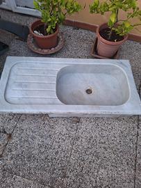 Lavello monoblocco marmo di Carrara