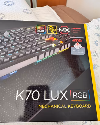 Tastiera meccanica corsair k70 lux cherry mx red