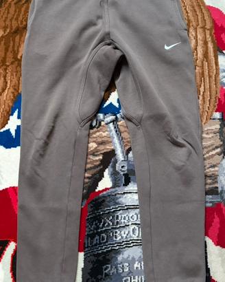 Pantalone Nike jogging taper leg taglia s marrone