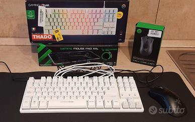 mouse tastiera e tappetino gaming 