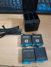 Batterie GoPro + caricatore