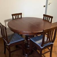 Tavolo Rottondo Allungabile con 6 sedie