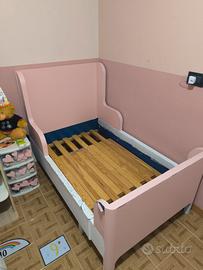 Lettino Ikea allungabile completo di materasso