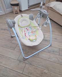 Altalena swing baby beige cangaroo sedia a dondolo