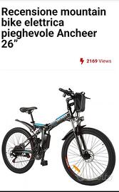 Mountain bike pieghevole 26’’ elettrica