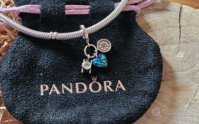 Pandora Charm Pendente Fotocamera, Cuore e Bussola