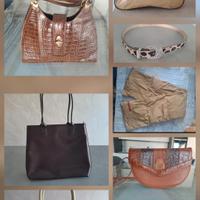 Borsette, portafogli, cinture, sciarpe, cappelli