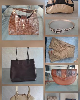 Borsette, portafogli, cinture, sciarpe, cappelli