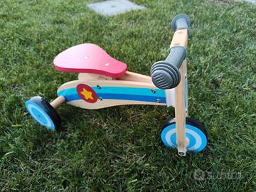 triciclo in legno 