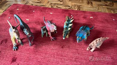 Lotto Dinosauri Plastica Pesanti e Ben Fatti