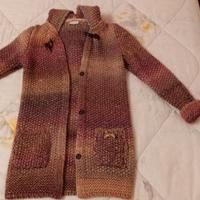 Giacca lunga in lana