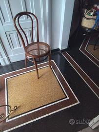 Sedia austriaca modello Thonet in legno curvato
