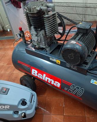 compressore  balma 270 litri Idropulitrice profess