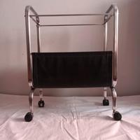 Portariviste anni '60 in Acciaio & pelle