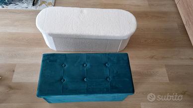 COPPIA DI POUF CASSAPANCA CONTENITORE