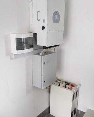 Impianto fotovoltaico 8kw con batteria 15kwh wi-fi