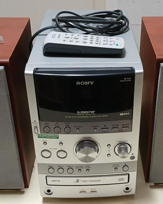 Stereo SONY con lettore CD e Cassette