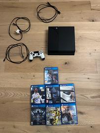 PS4 500 GB + 1 controller + 7 giochi