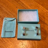 Gemelli Tiffany & Co. cubici in argento