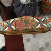 Ripiano decorato in stile carretto siciliano