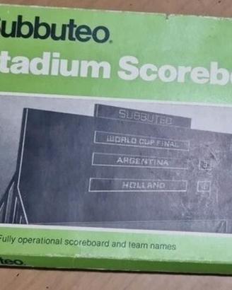Tabellone Subbuteo - stadium scoreboard