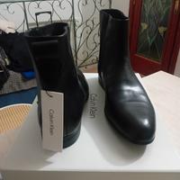 stivaletti in pelle uomo Calvin Klein