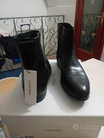 stivaletti in pelle uomo Calvin Klein