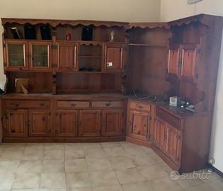 Mobile cucina soggiorno taverna