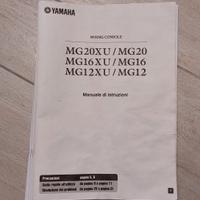 librettto istruzioni mixer Yamaha  mg