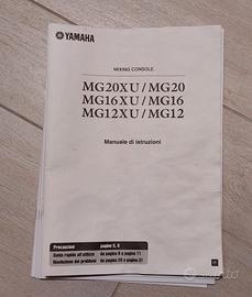 librettto istruzioni mixer Yamaha  mg