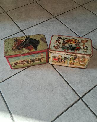 scatola di latta vintage 