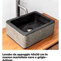 lavabo in marmo 40 x 30