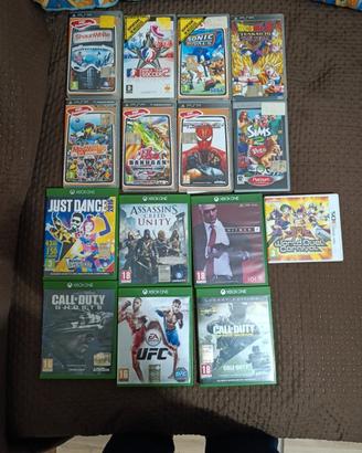 vari giochi per xbox one e altro
