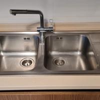 Lavello doppia vasca con gocciolatoio a dx