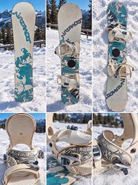 snowboard Nidecker 136 con attacchi tavola cometa