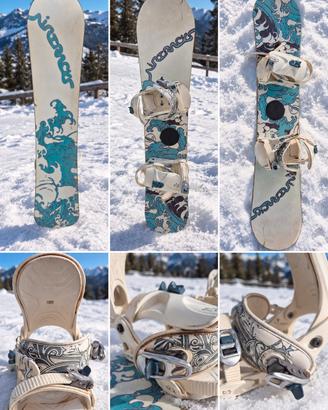 snowboard Nidecker 136 con attacchi tavola cometa