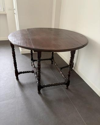 Tavolo tondo a goccia pieghevole diametro 120 cm