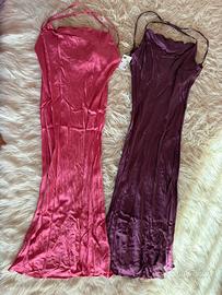 Vestiti lubghi Rosa e Viola