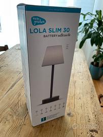 Lampada Lola slim con batteria ricaricabile